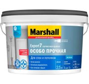 Краска ВД интерьерная MARSHALL EXPORT 7 матовая BС  2,25 л.