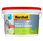 Краска ВД интерьерная MARSHALL для кухни и ванной матовая BС  2,25 л.