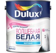 Краска вододисперсионная DULUX волшебная белая для потолка  5 л.