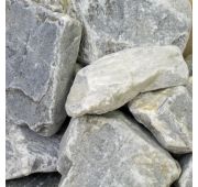 Камни для бани КВАРЦИТ обвалованный(коробка 20кг)