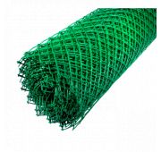 Сетка для Забора 1,5м х 20м пластиковая (ячейка 40х40мм) зеленая