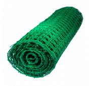 Сетка САДОВАЯ 1,0м х 20м пластиковая решетка (ячейка 50х50мм)  зеленая