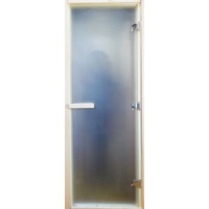 Дверь банная стеклянная 1800*680 6мм, матовая(сатин), осина