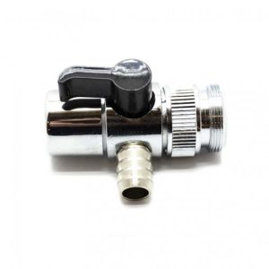 Дивертор, штуцер 10.2 мм с металл.переходником (Ёлочка)