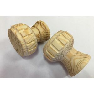 Ручка «Фигурная» d65мм пара, сосна