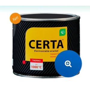 Эмаль ЦЕРТА термостойкая 400С СИНЯЯ 0,4кг.