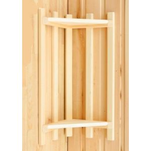 Полка угловая 2 яруса 13×33×55см, липа «Добропаровъ» 1818625