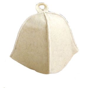 Шапка для бани «Классическая» белая 3536420