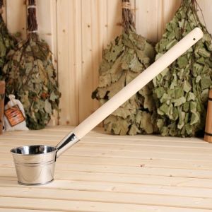 Ковш для бани, «парной», 0,5л, нержавеющая сталь 9262867